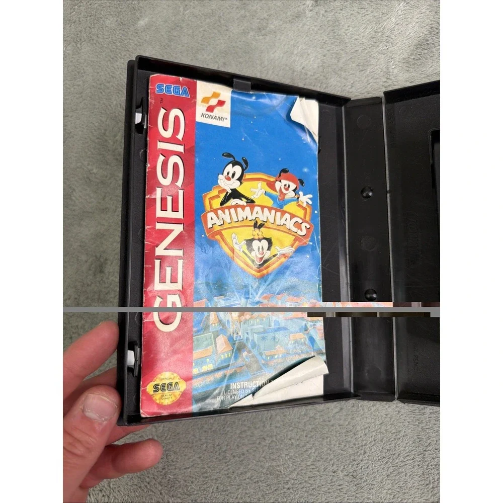 Animaniacs (Sega Genesis, 1994) Complete In Box With Manual